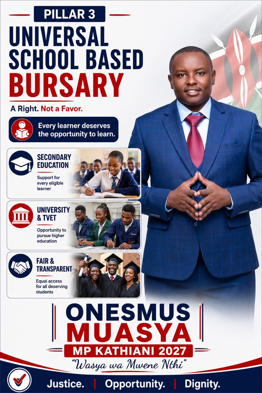 Universal School Based Bursary campaign poster