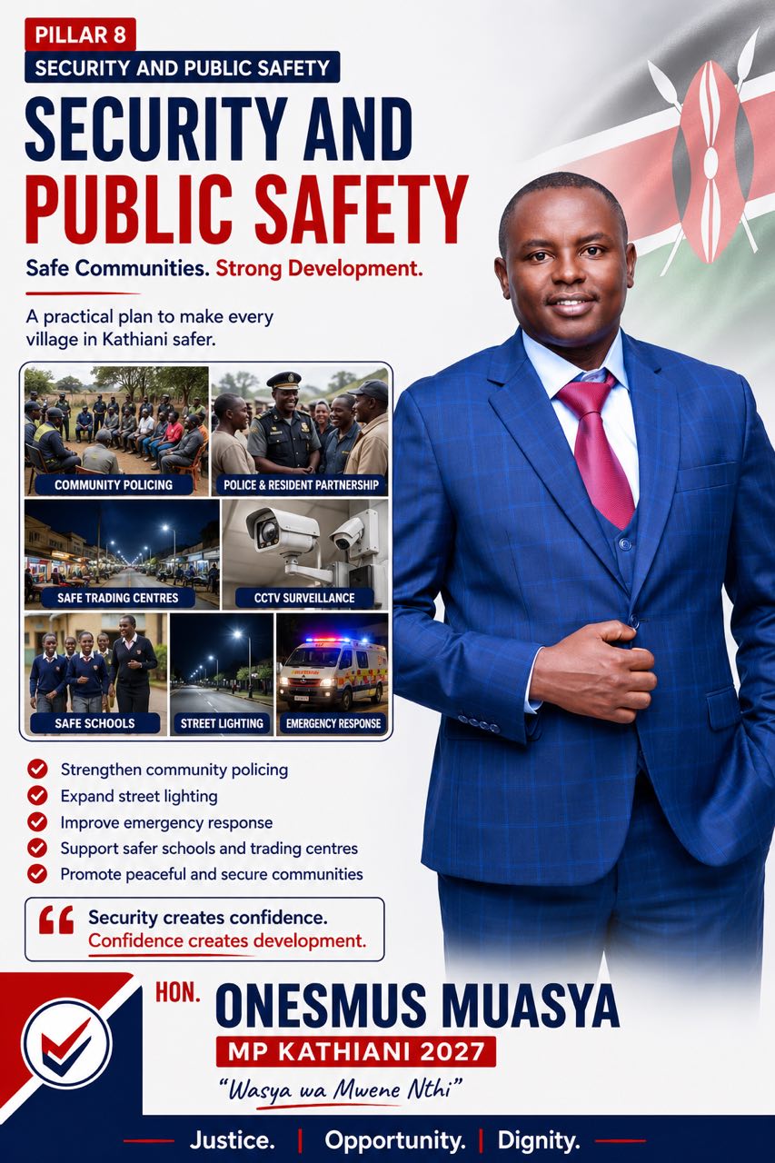 Security and Public Safety campaign poster